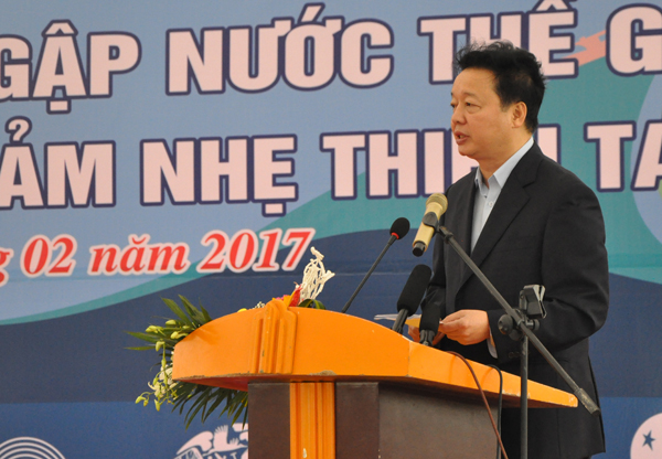 Bài phát biểu của Bộ trưởng Trần Hồng Hà tại Lễ Mít-tinh hưởng ứng Ngày Đất ngập nước Thế giới